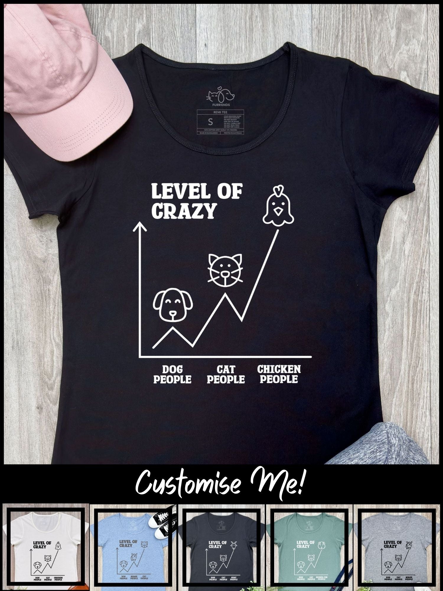 Level Of Crazy Remi Women's Tee (Customisable)