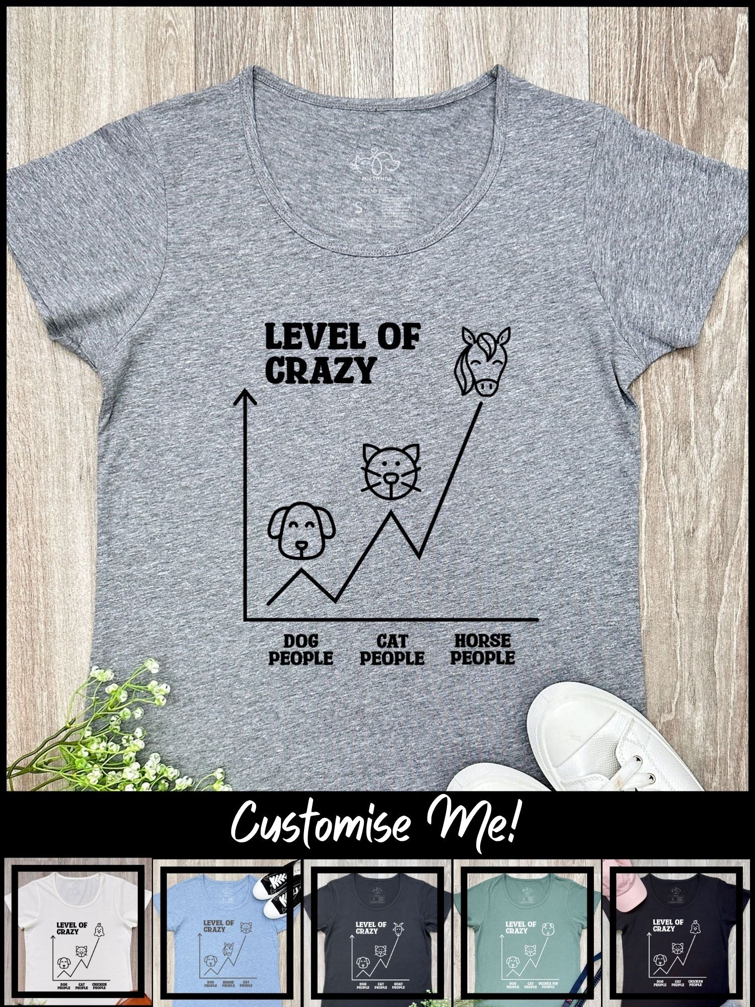 Level Of Crazy Remi Women's Tee (Customisable)