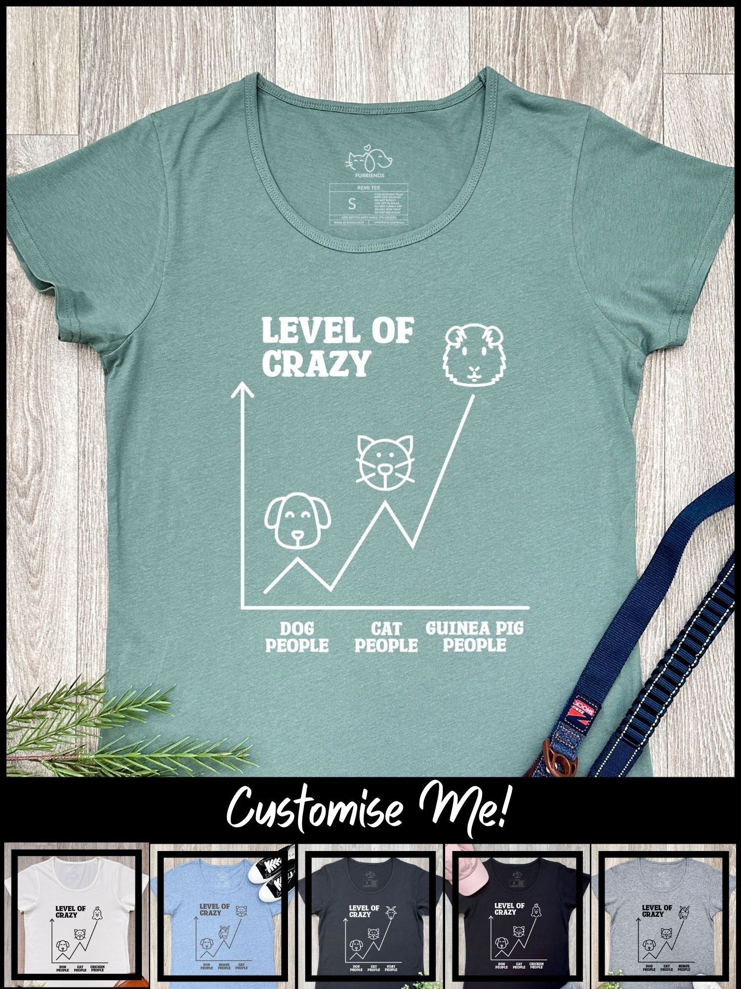 Level Of Crazy Remi Women's Tee (Customisable)