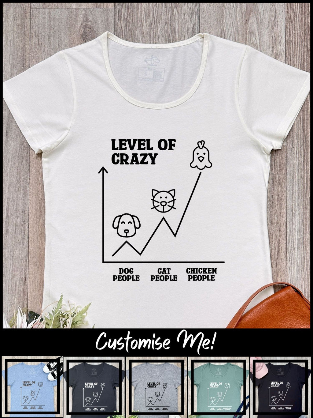 Level Of Crazy Remi Women's Tee (Customisable)