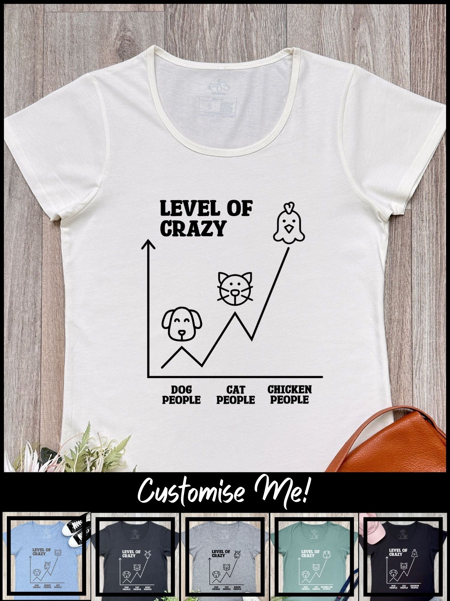 Level Of Crazy Remi Women's Tee (Customisable)