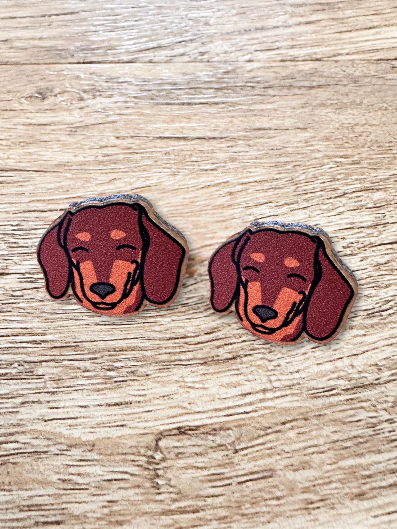 Dachshund ColourPop Stud Earrings