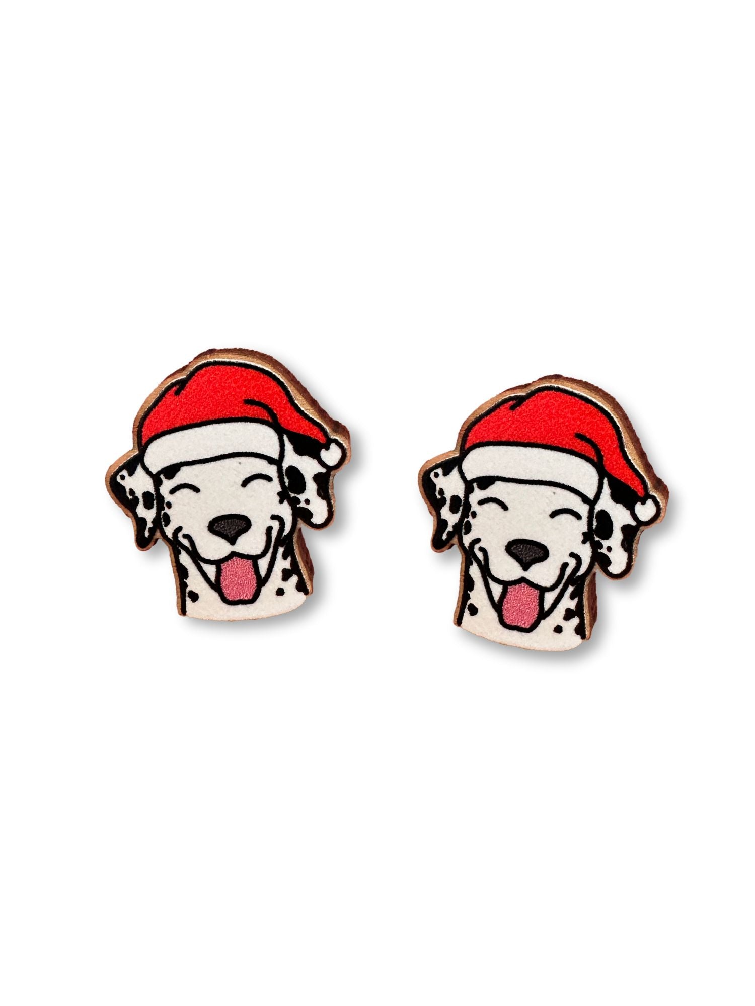 Dalmatian Christmas Edition ColourPop Stud Earrings