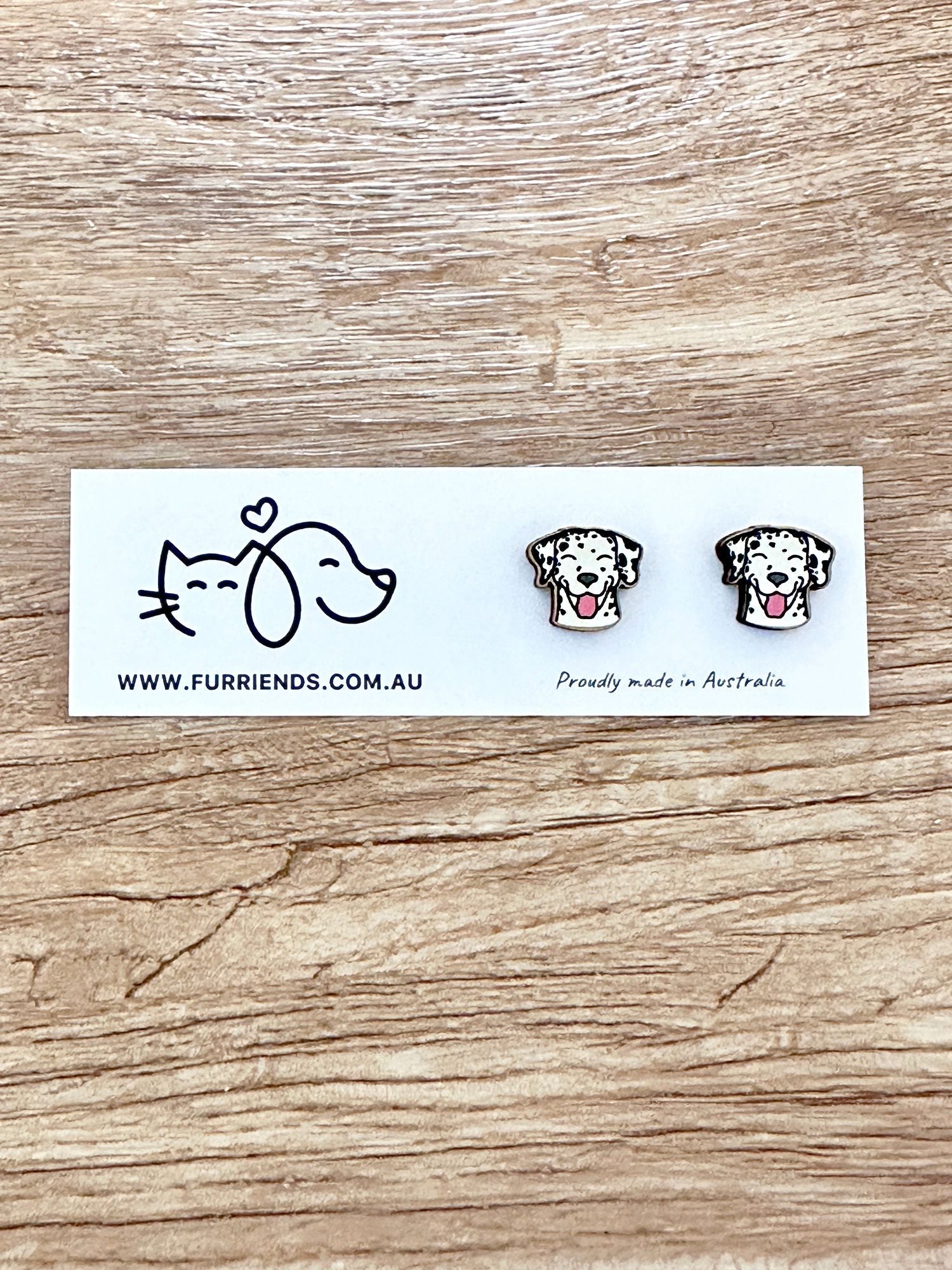 Dalmatian ColourPop Stud Earrings