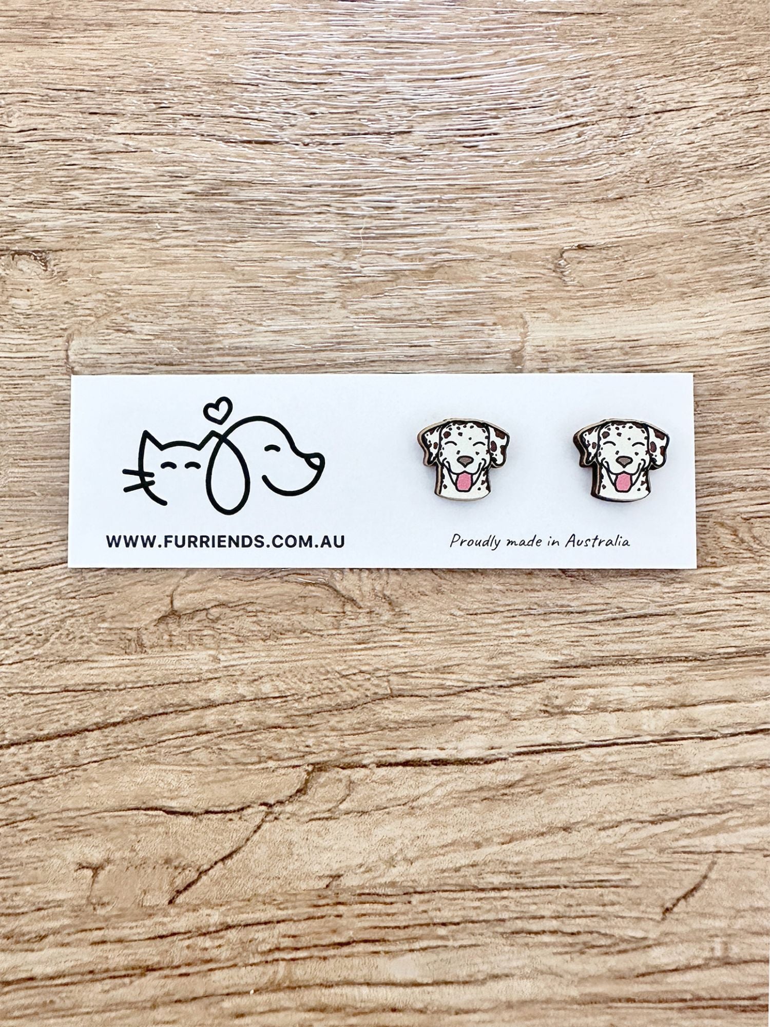 Dalmatian ColourPop Stud Earrings