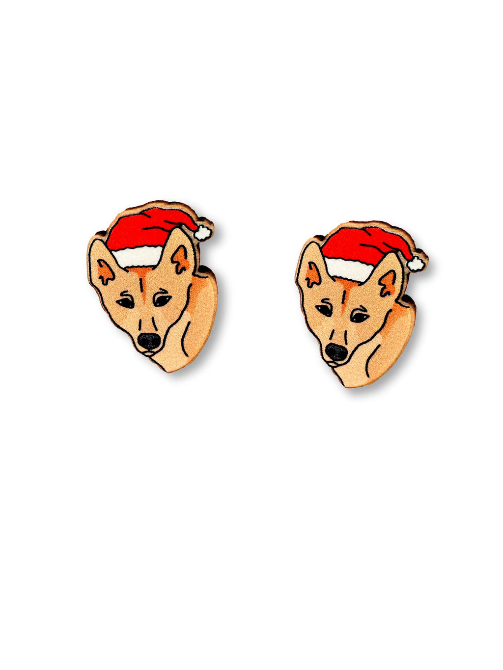 Dingo Christmas Edition ColourPop Stud Earrings