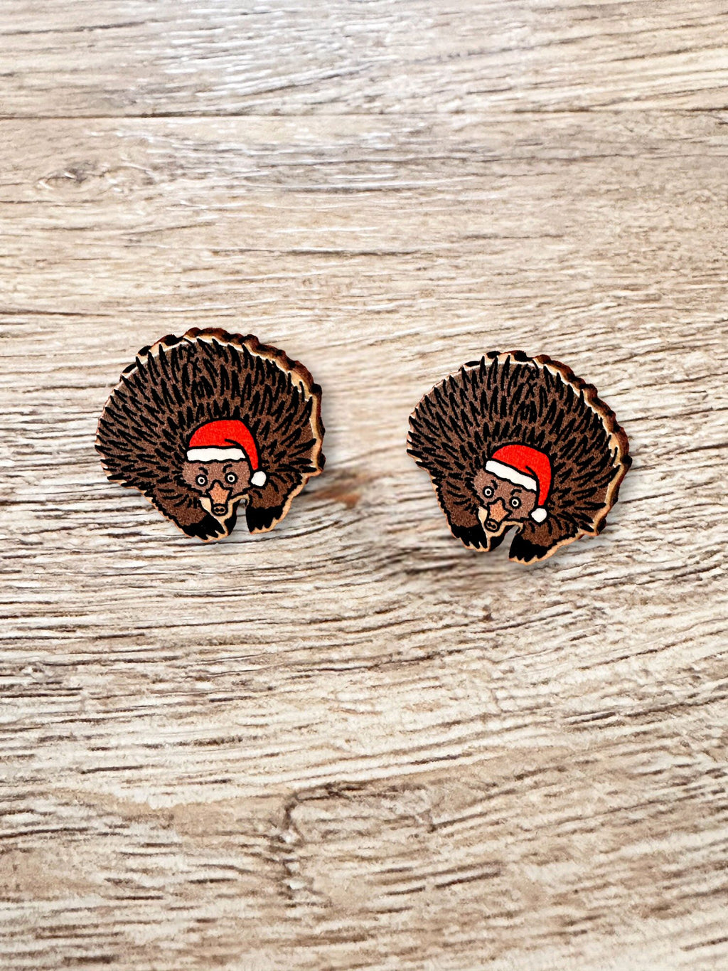 Echidna Christmas Edition ColourPop Stud Earrings
