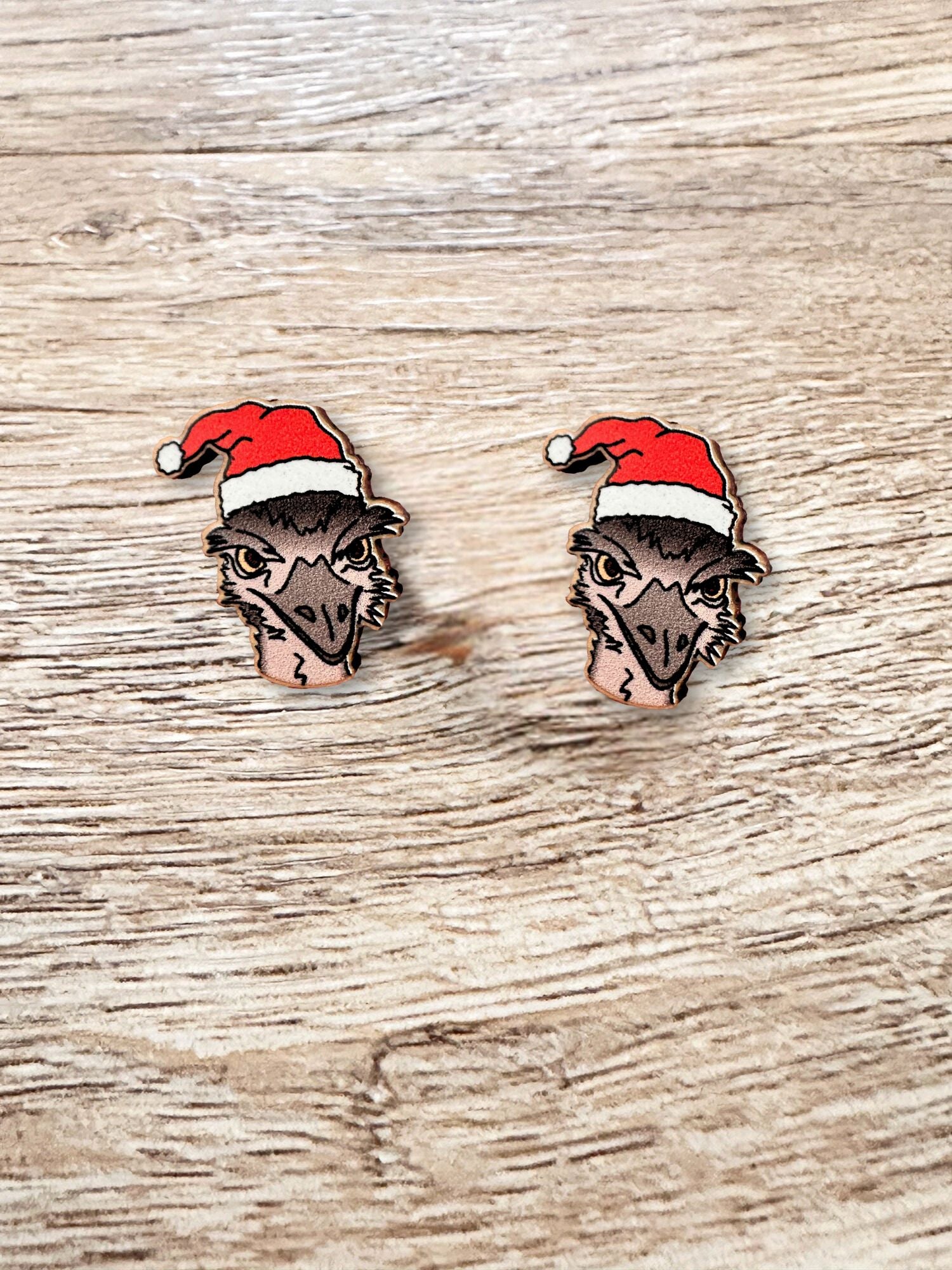 Emu Christmas Edition ColourPop Stud Earrings