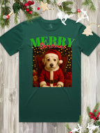 Santa Paws Custom Photo Regular Fit T-shirt