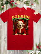 Santa Paws Custom Photo Regular Fit T-shirt