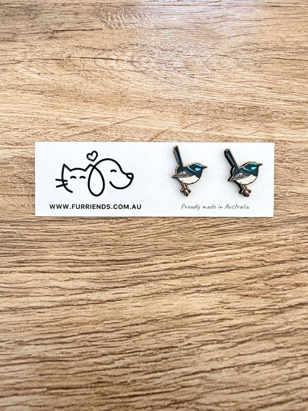 Fairy Wren ColourPop Stud Earrings