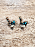 Fairy Wren ColourPop Stud Earrings