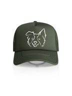 Border Collie Foam Trucker Cap