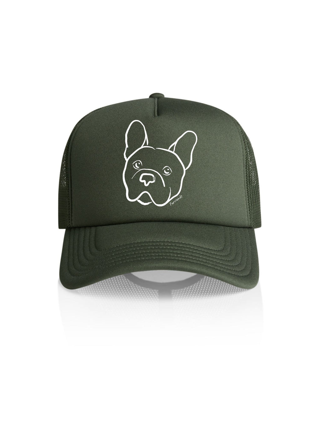 French Bulldog Foam Trucker Cap