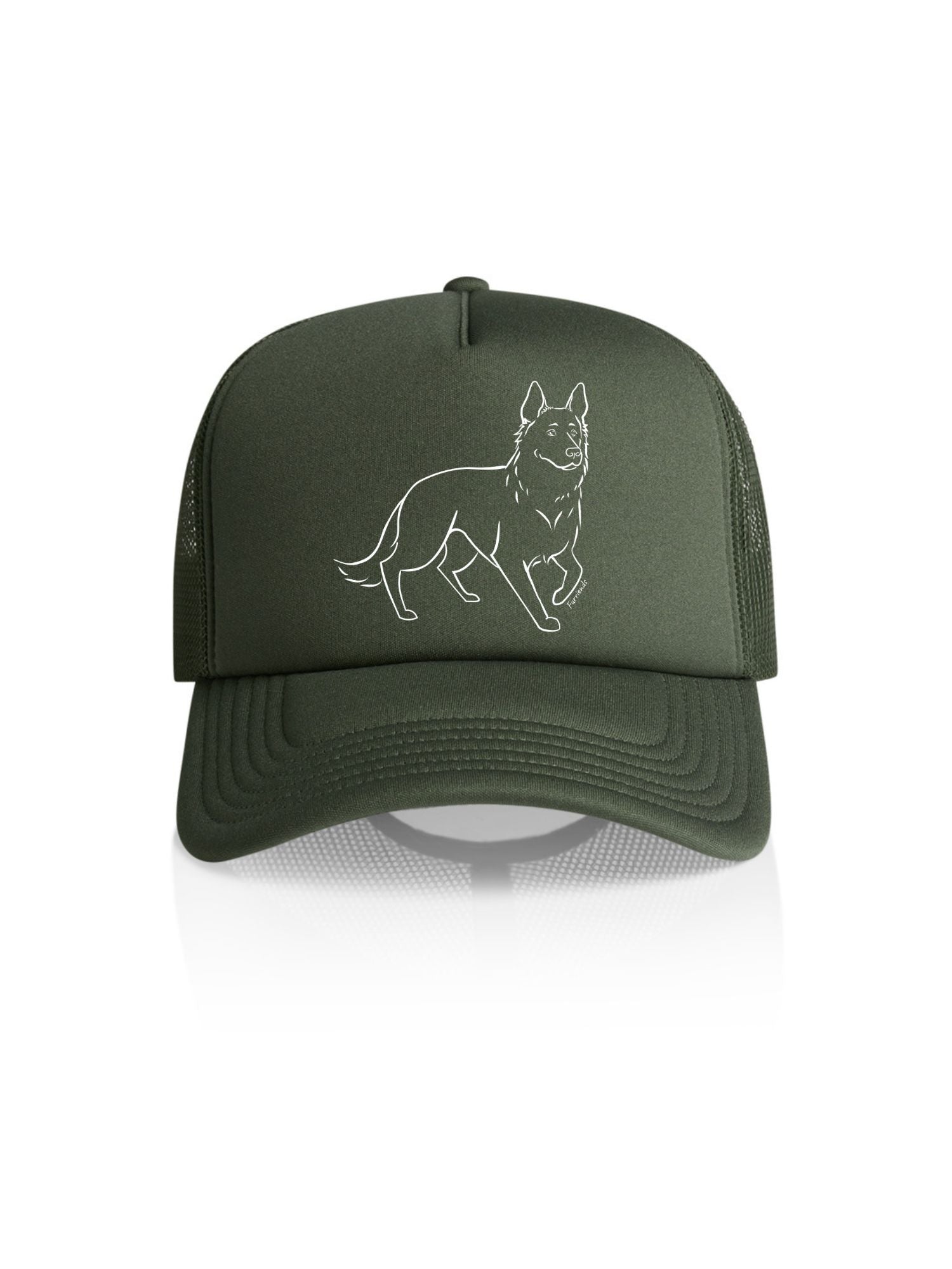 German Shepherd Foam Trucker Cap