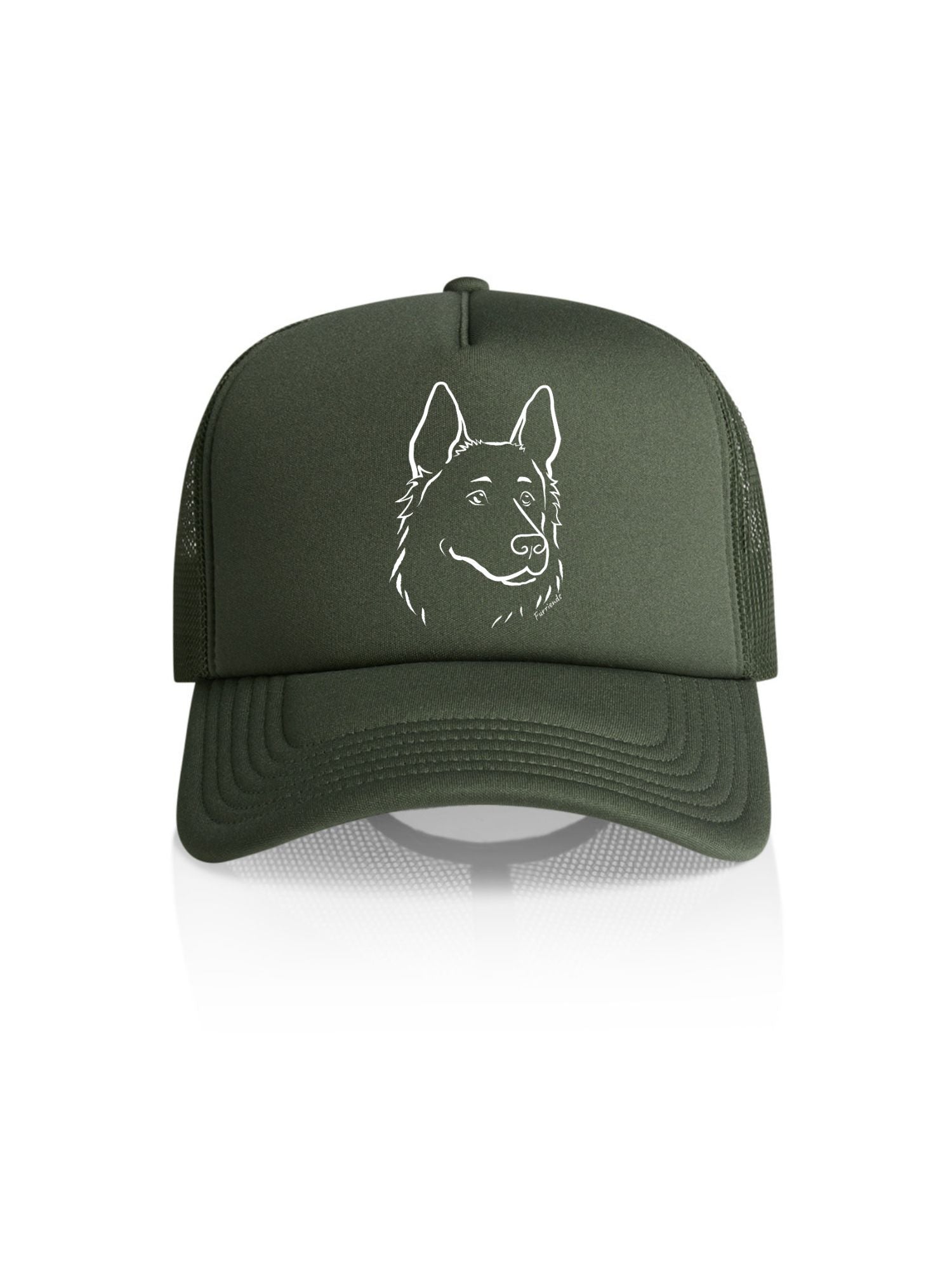 German Shepherd Foam Trucker Cap