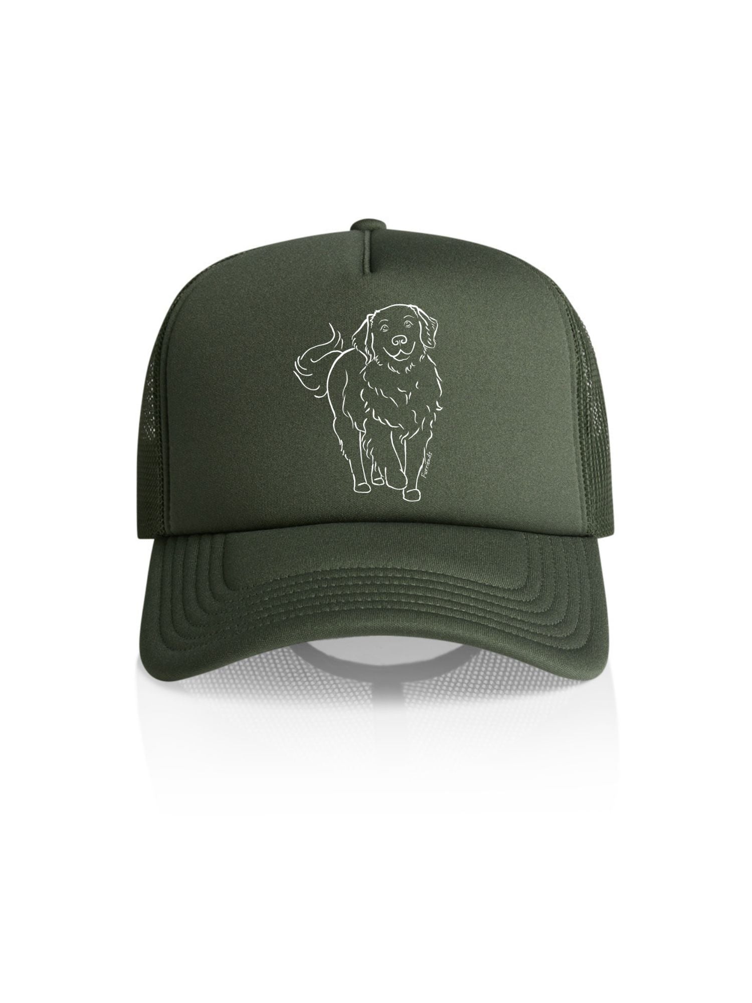 Golden Retriever Foam Trucker Cap
