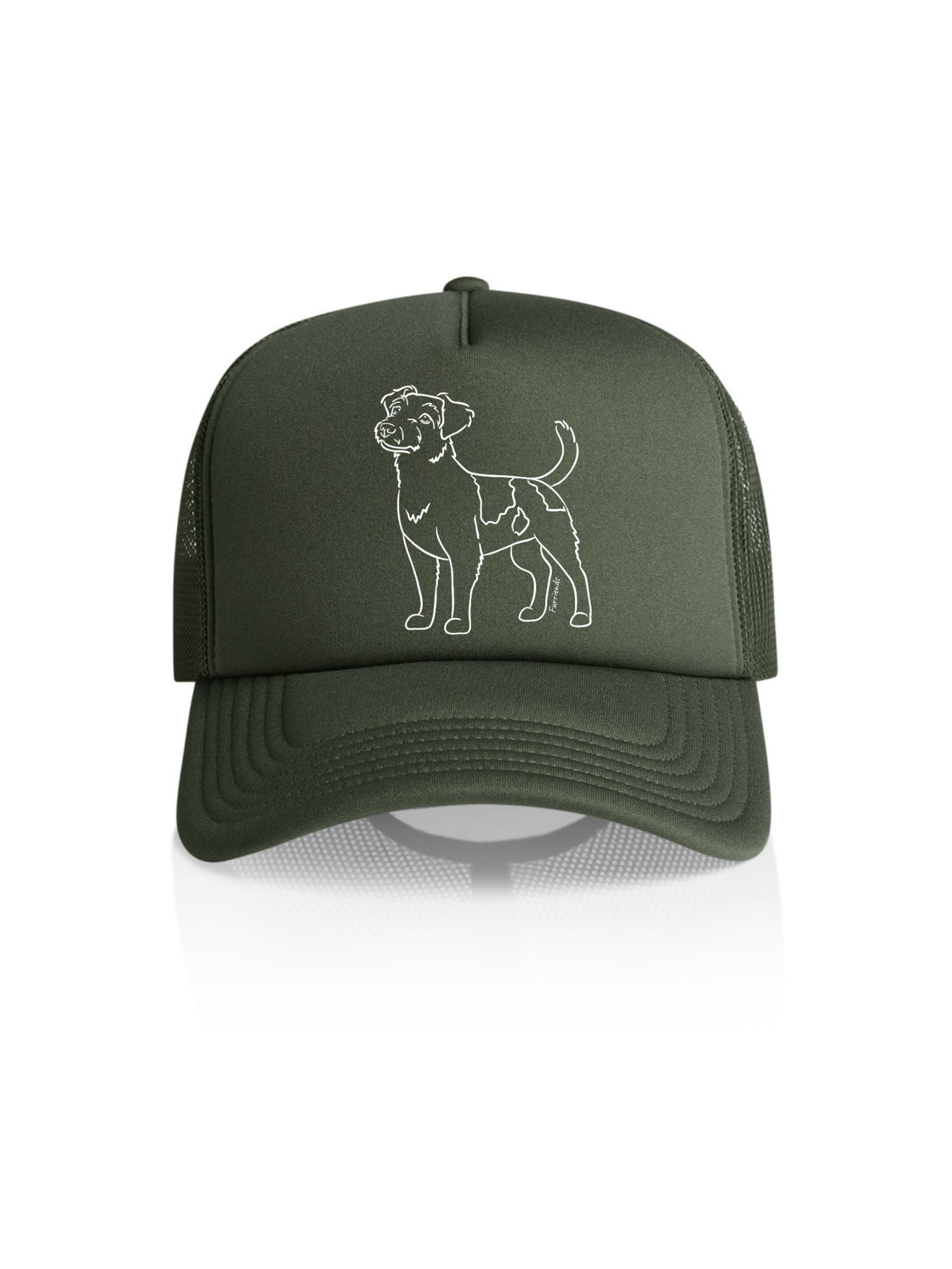 Jack Russell Terrier (Rough Coat) Foam Trucker Cap