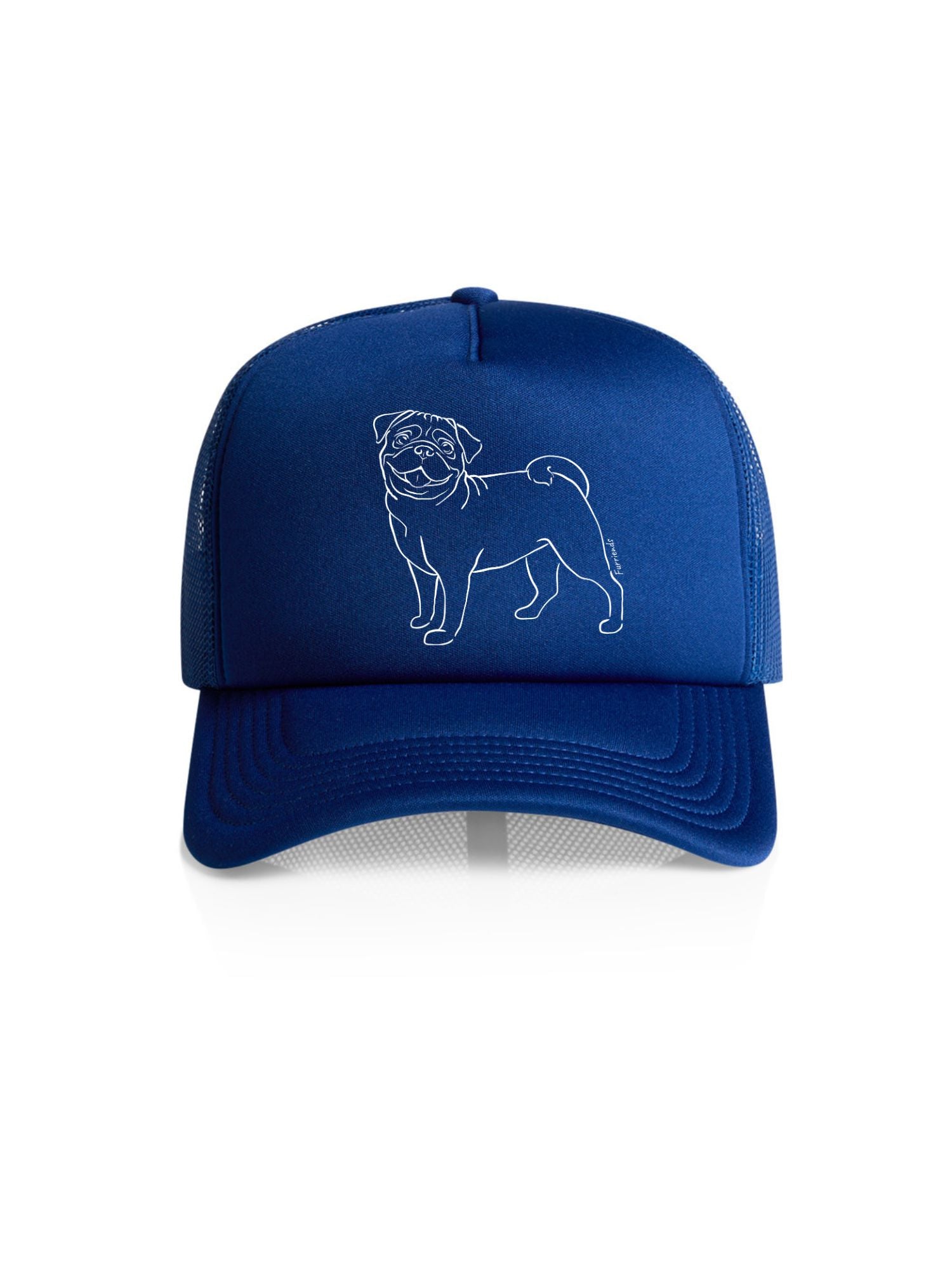 Pug Foam Trucker Cap