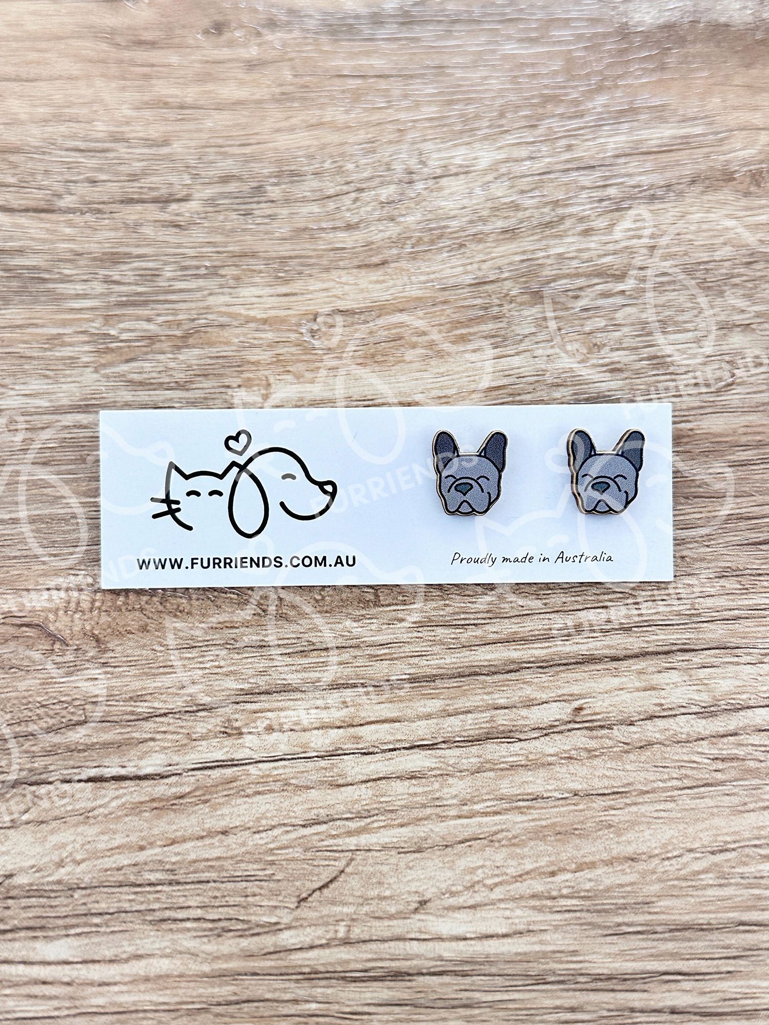 French Bulldog ColourPop Stud Earrings