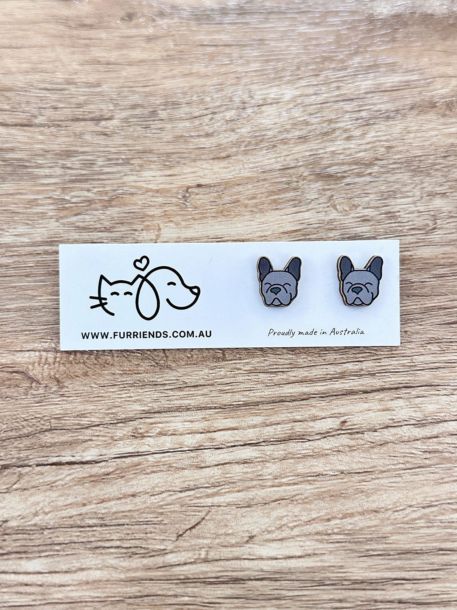 French Bulldog ColourPop Stud Earrings