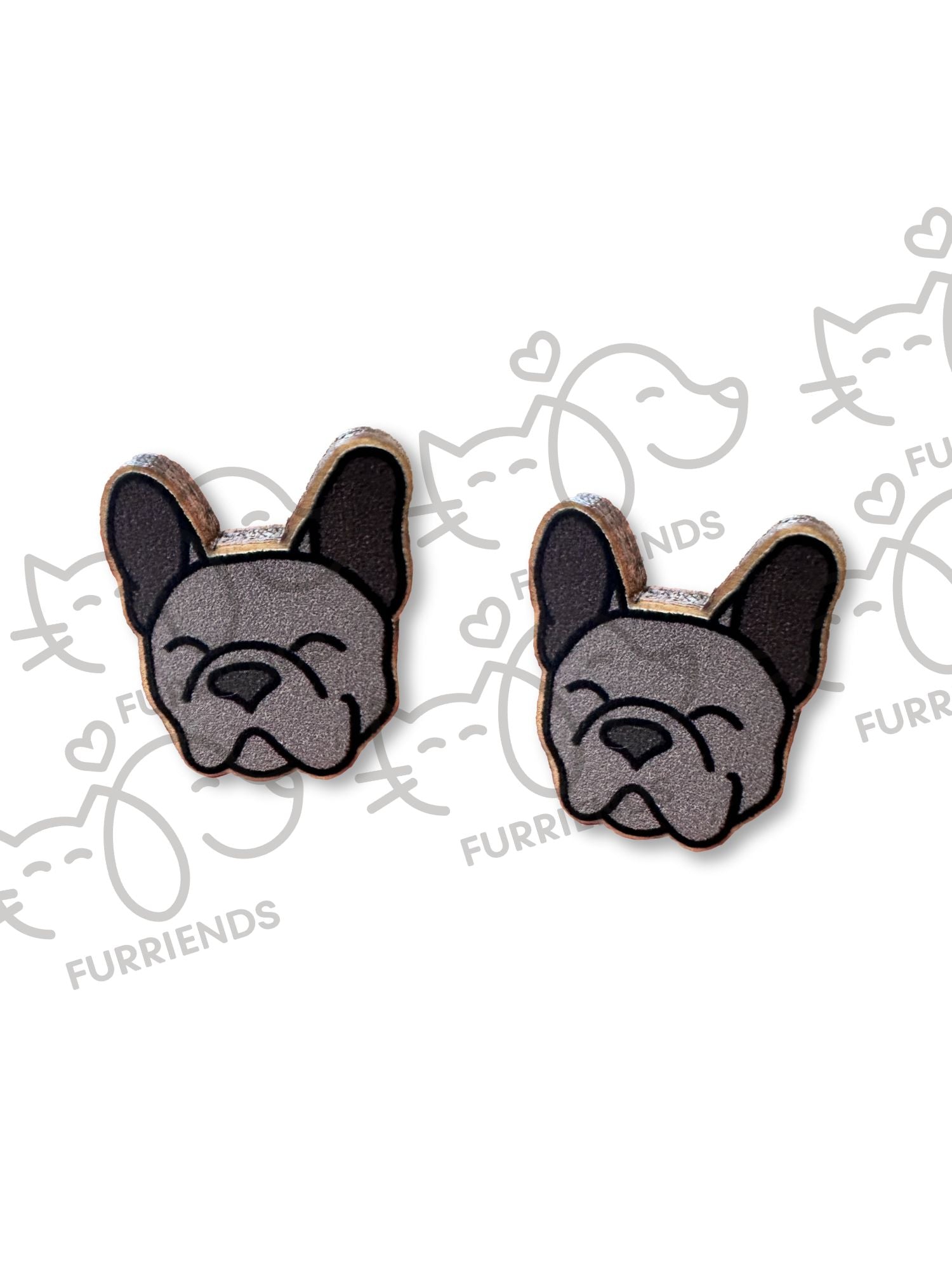 French Bulldog ColourPop Stud Earrings