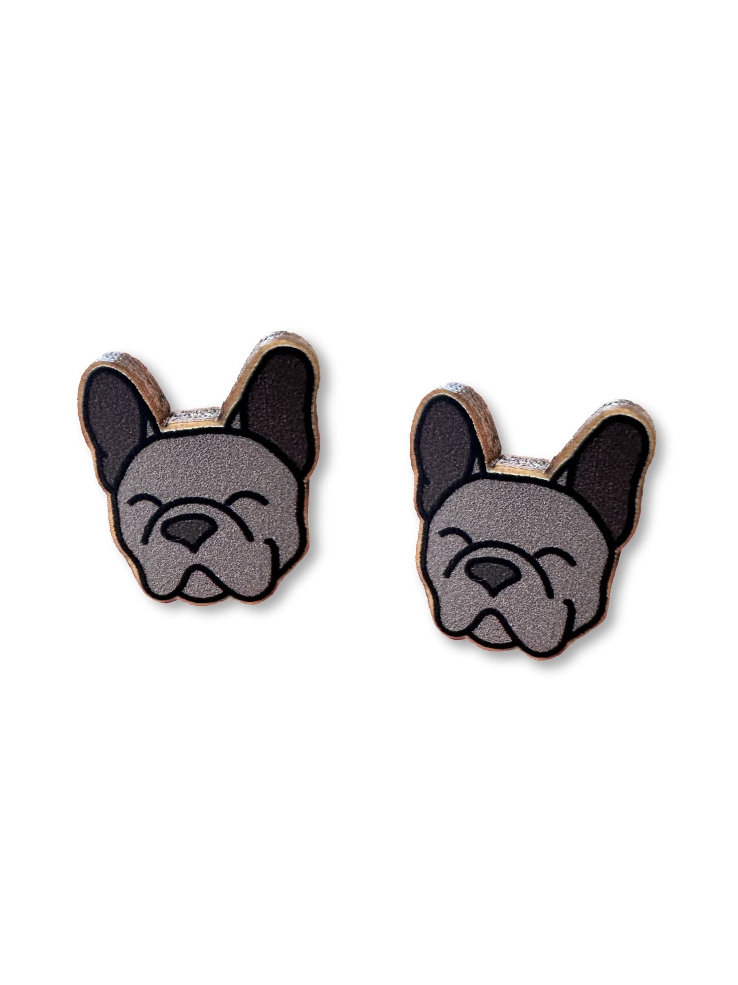 French Bulldog ColourPop Stud Earrings