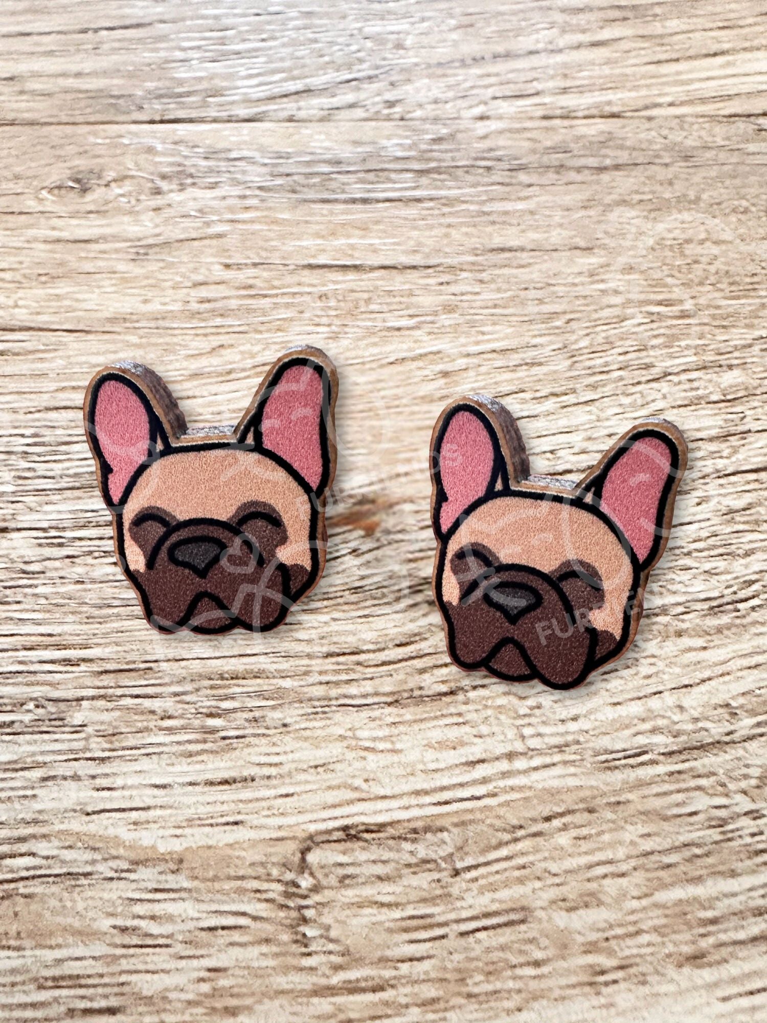 French Bulldog ColourPop Stud Earrings
