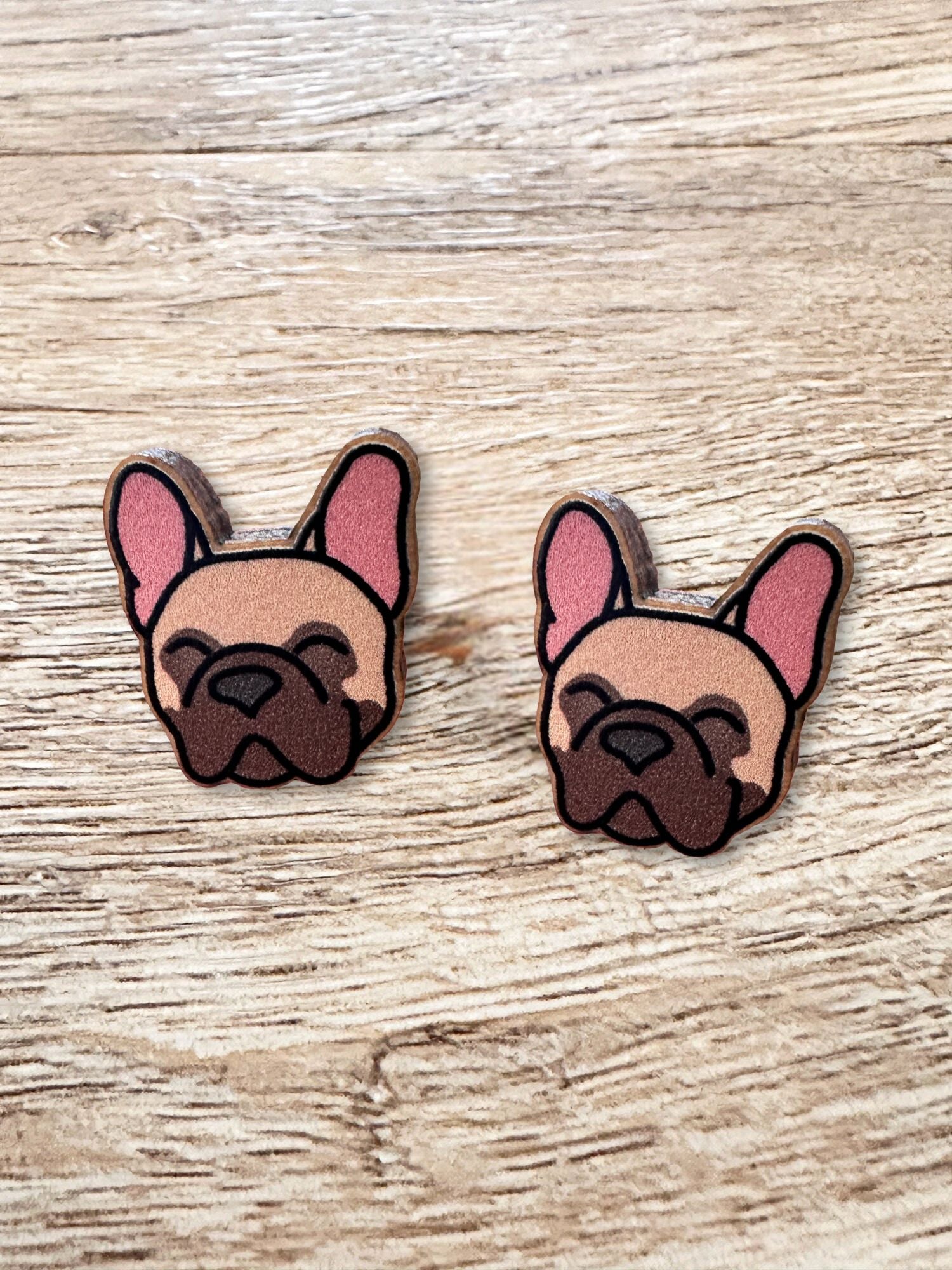 French Bulldog ColourPop Stud Earrings