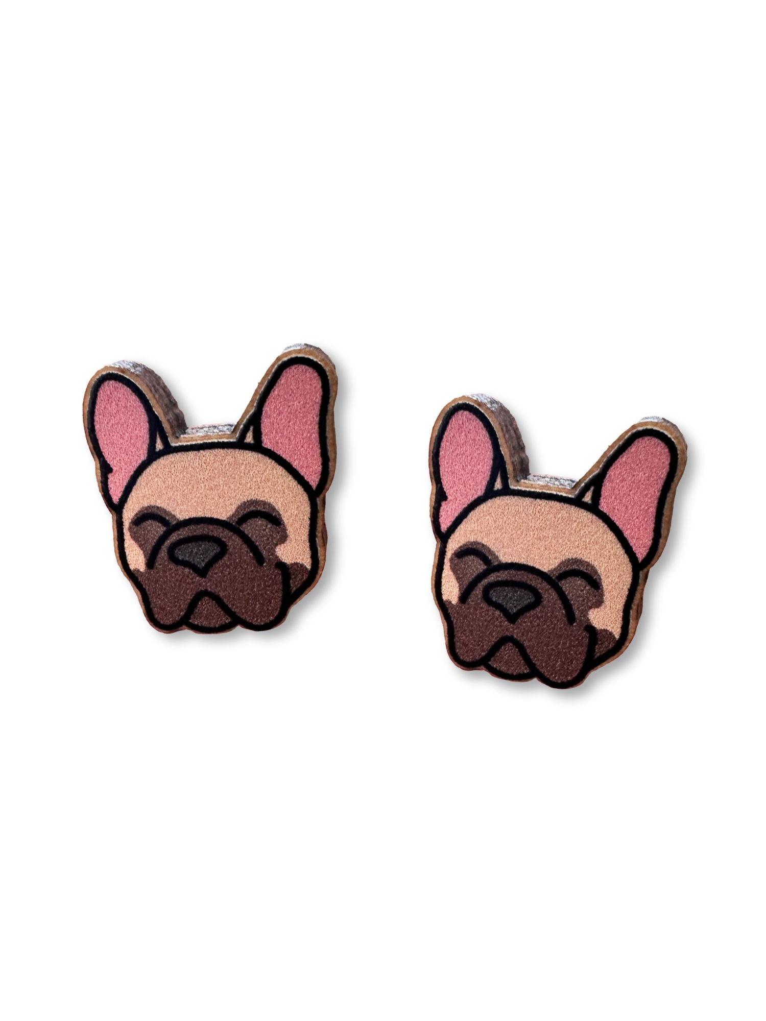 French Bulldog ColourPop Stud Earrings
