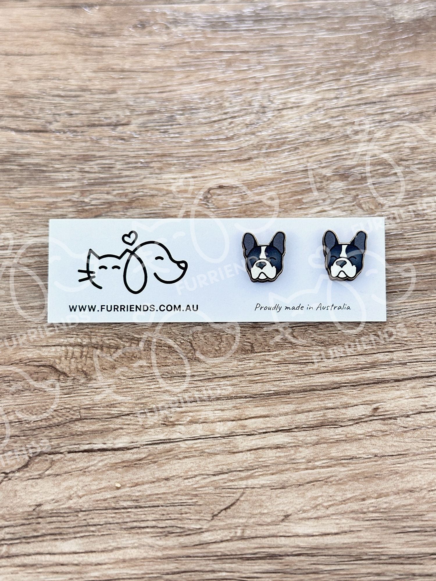 French Bulldog ColourPop Stud Earrings