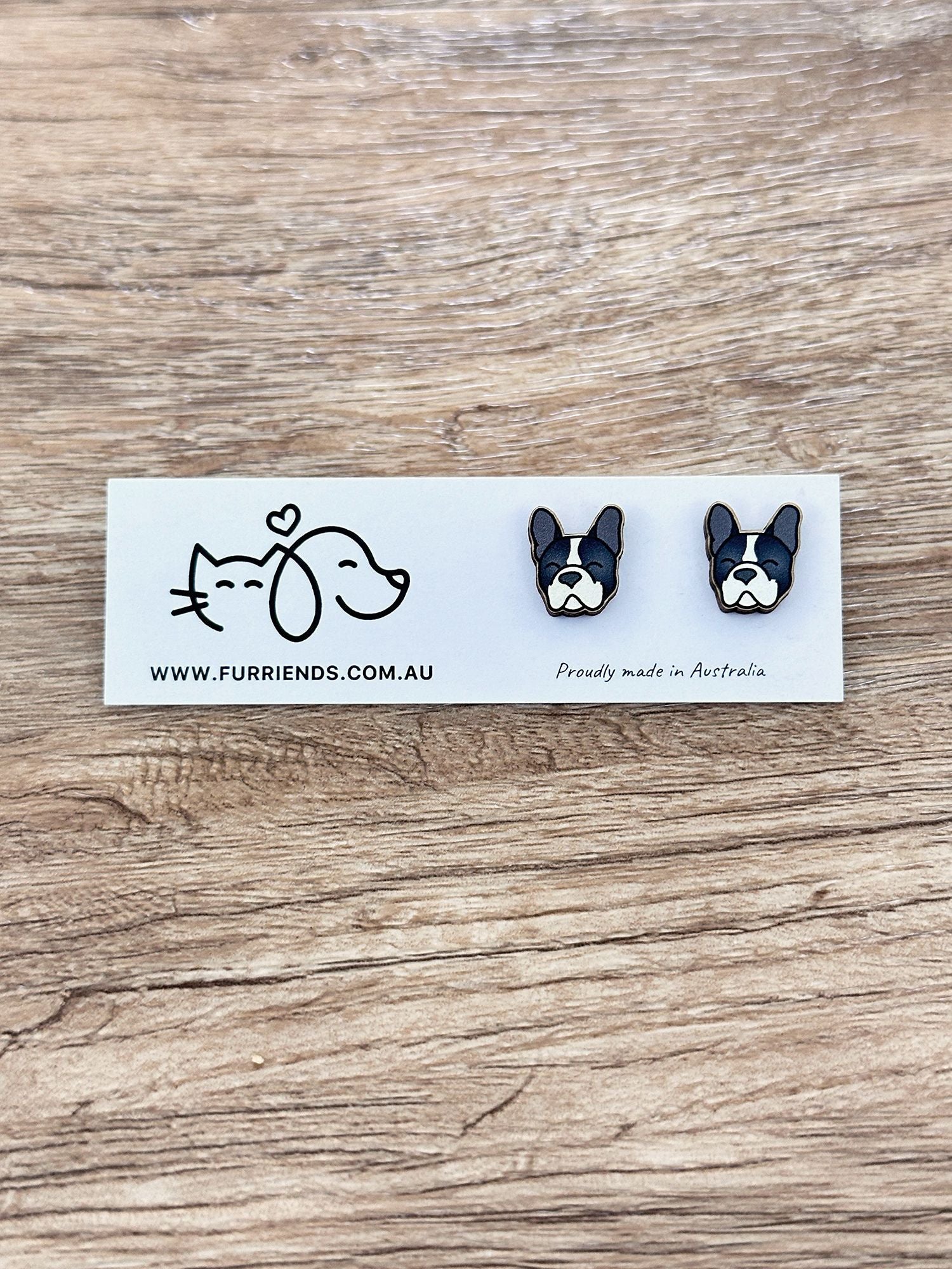 French Bulldog ColourPop Stud Earrings
