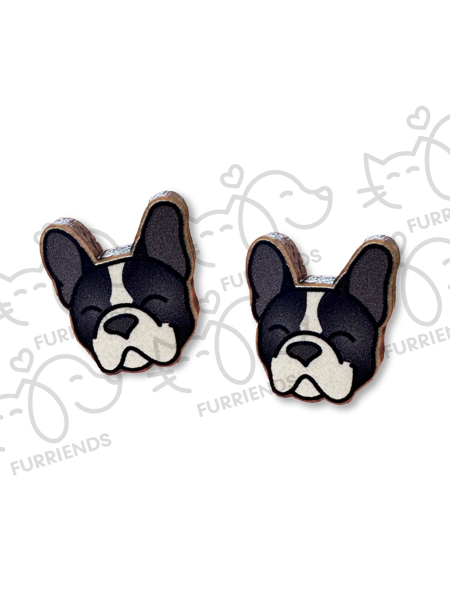 French Bulldog ColourPop Stud Earrings