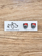 French Bulldog Christmas Edition ColourPop Stud Earrings