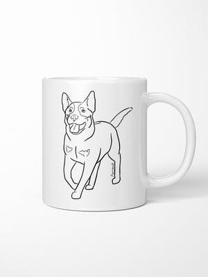Australian Cattle Dog Ceramic Mug