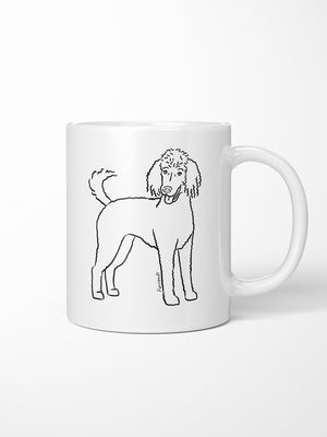 Standard Poodle Ceramic Mug