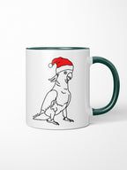 Sulphur-Crested Cockatoo Christmas Edition Ceramic Mug