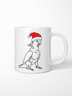 Sulphur-Crested Cockatoo Christmas Edition Ceramic Mug