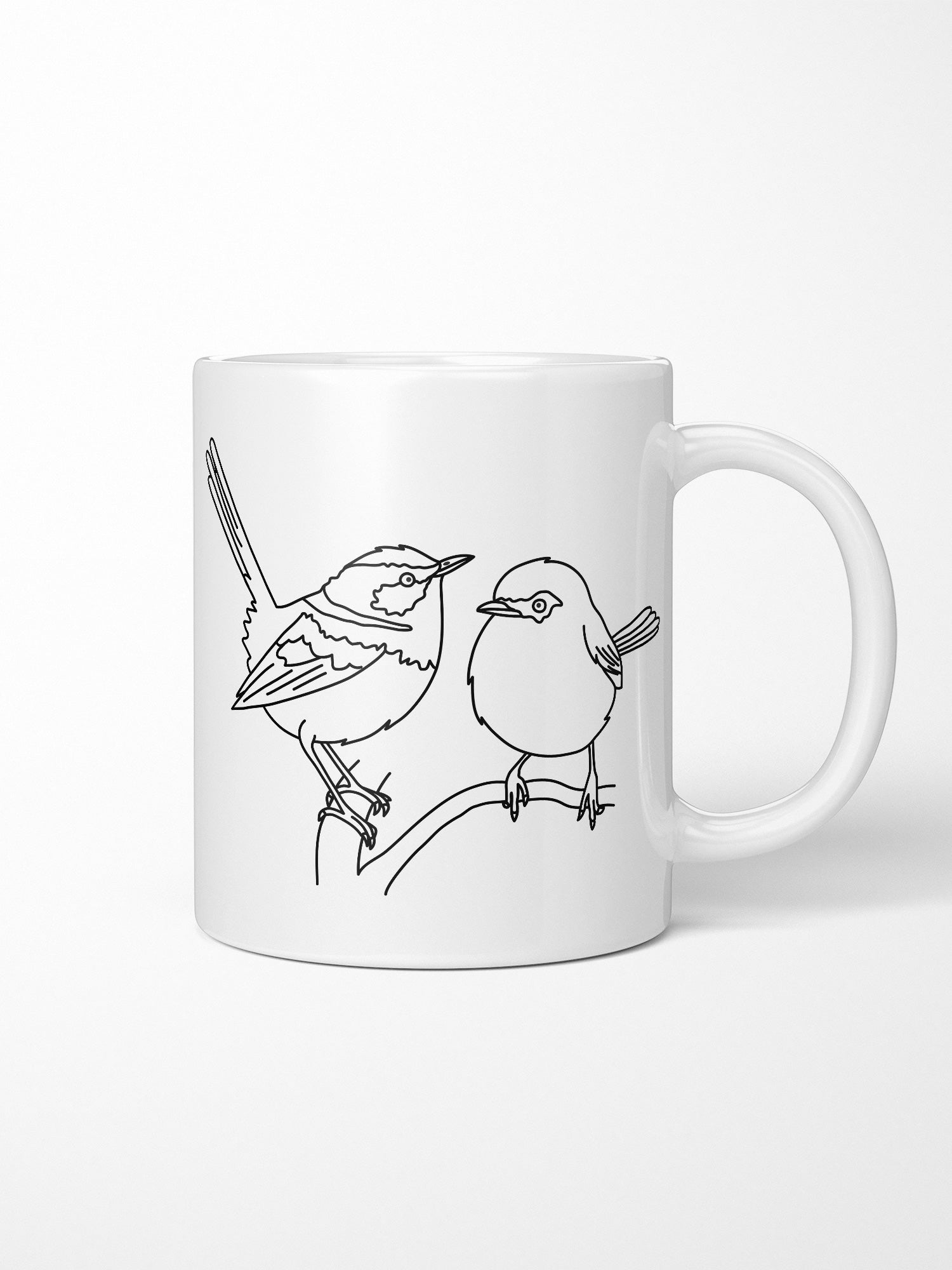 Superb Fairy Wren Ceramic Mug