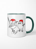 Superb Fairy Wren Christmas Edition Ceramic Mug