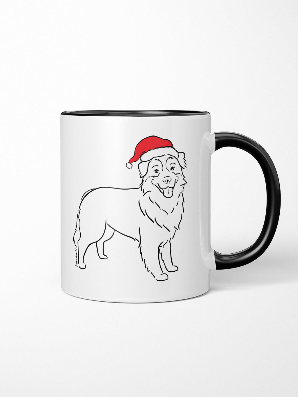 Australian Shepherd Christmas Edition Ceramic Mug