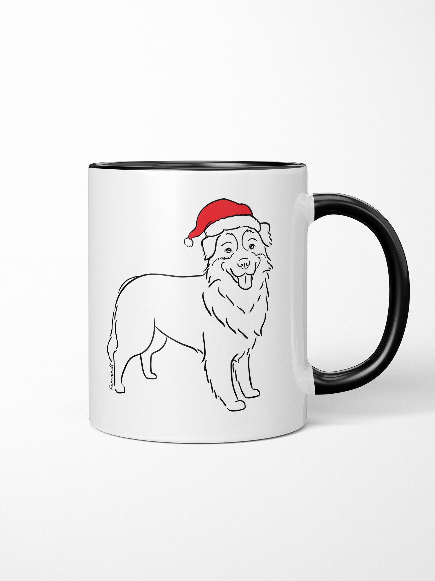 Australian Shepherd Christmas Edition Ceramic Mug