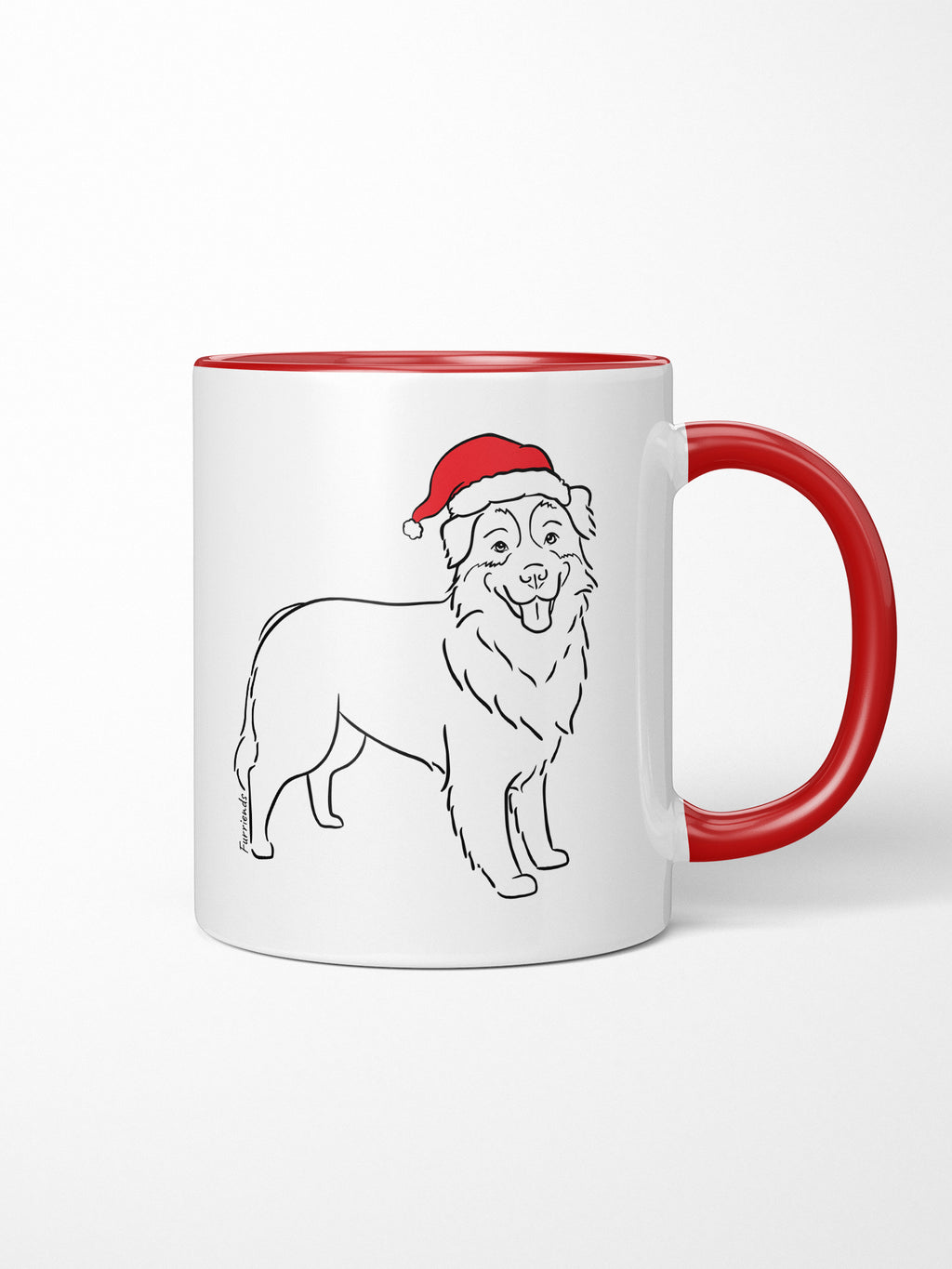 Australian Shepherd Christmas Edition Ceramic Mug