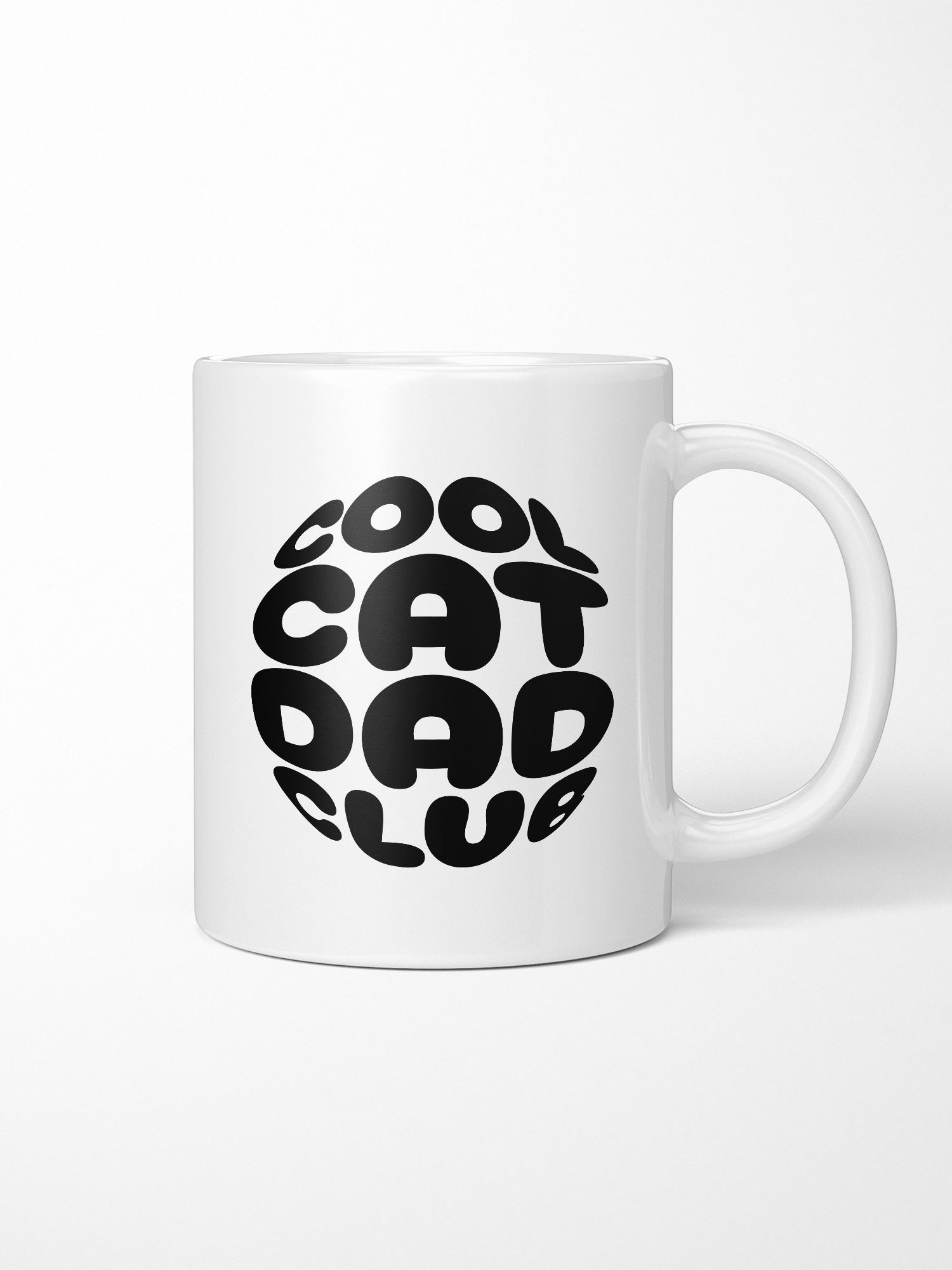 Cool Cat Dad Club Orb Ceramic Mug
