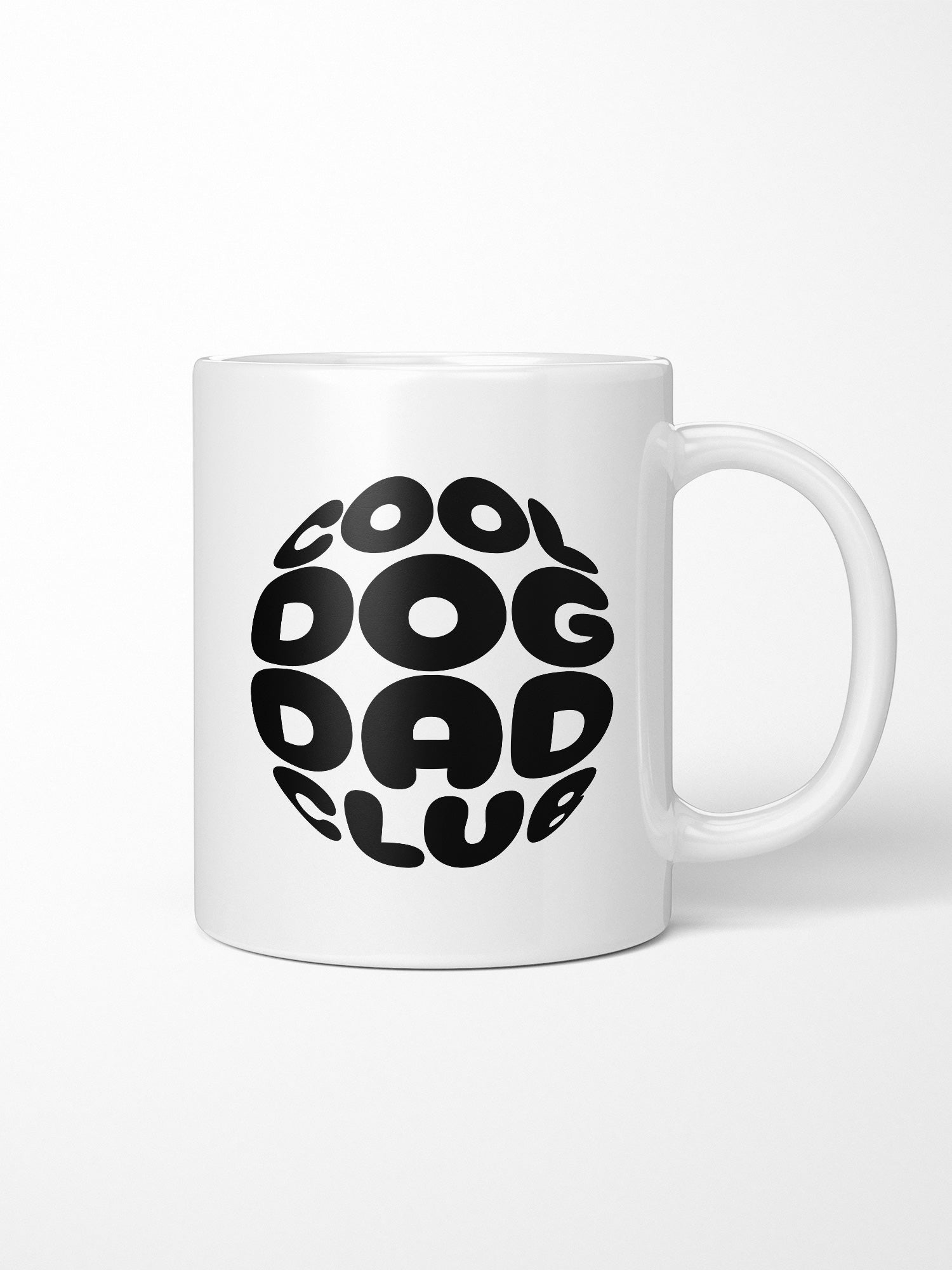 Cool Dog Dad Club Orb Ceramic Mug