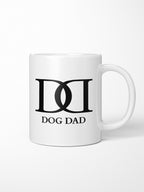 Dog Dad Monogram Ceramic Mug