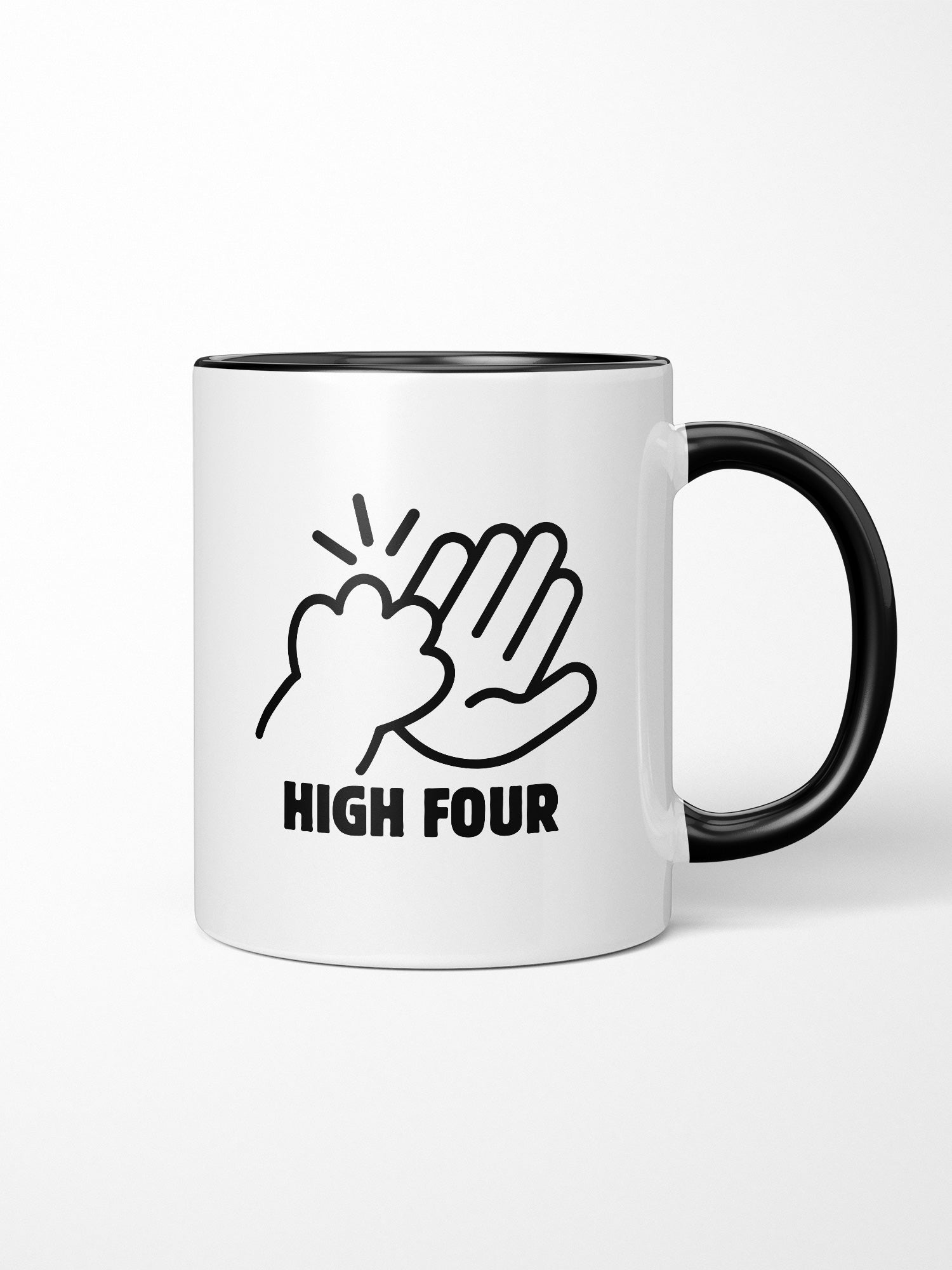 High Four Ceramic Mug