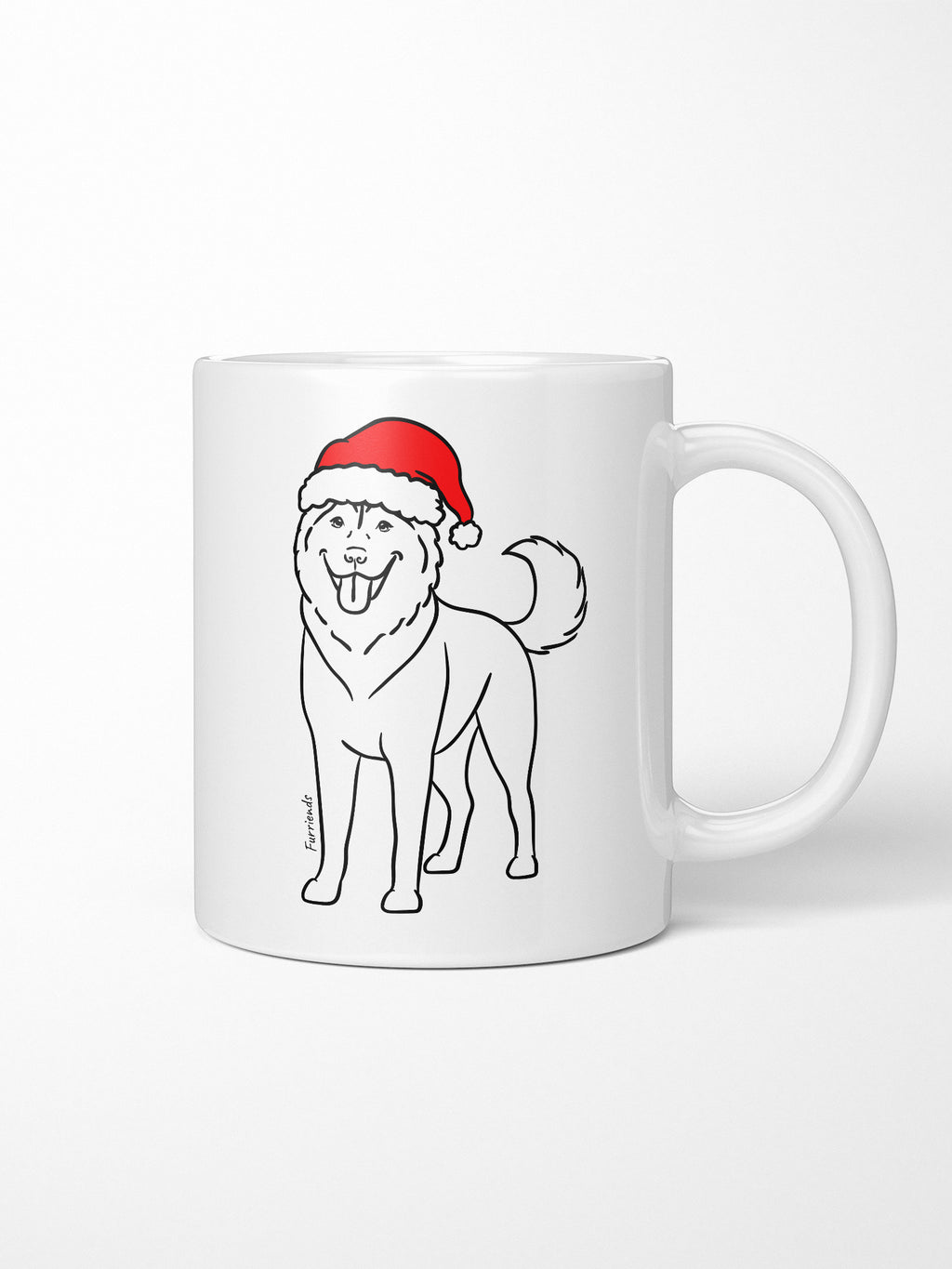 Husky Christmas Edition Ceramic Mug