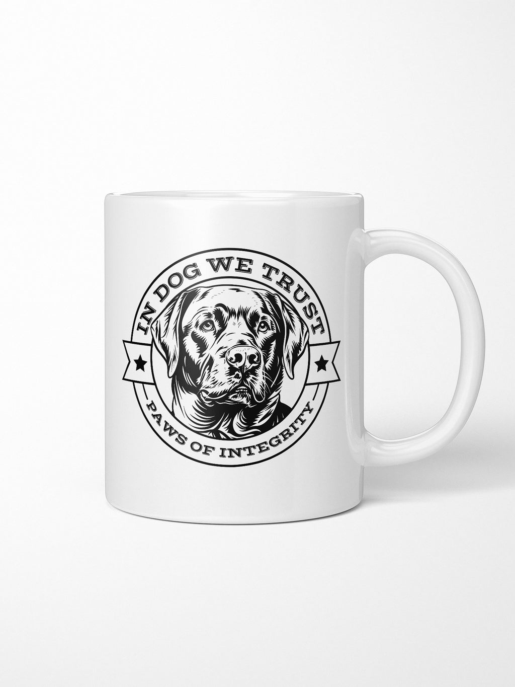 In Dog We Trust Ceramic Mug