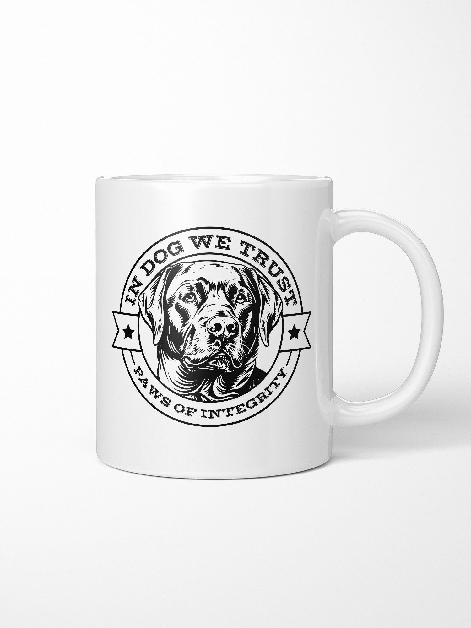 In Dog We Trust Ceramic Mug